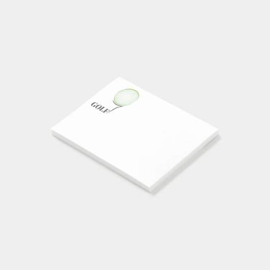 Golf Post-it-Notes Post-it Klebezettel (angewinkelt)