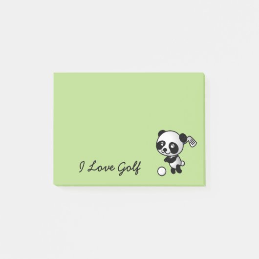 Golf Post-it-Notes Post-it Klebezettel (Vorderseite)