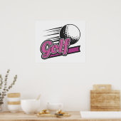 Golf Poster (Küche)