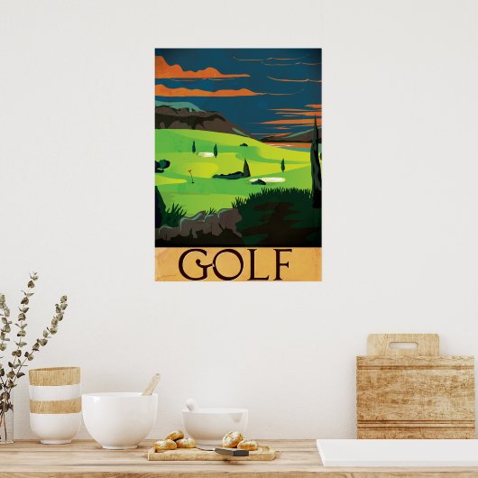 Golf Poster (Küche)