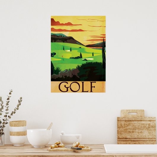 Golf Poster (Küche)