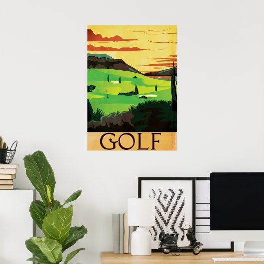 Golf Poster (Heimbüro)