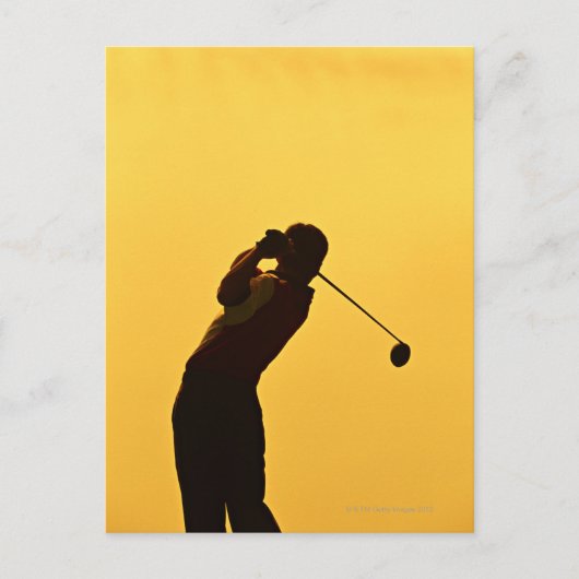Golf Postkarte (Vorderseite)