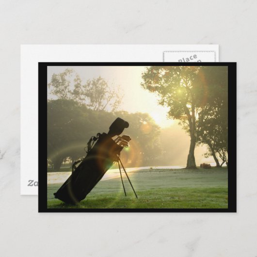Golf Postkarte (Vorne/Hinten)