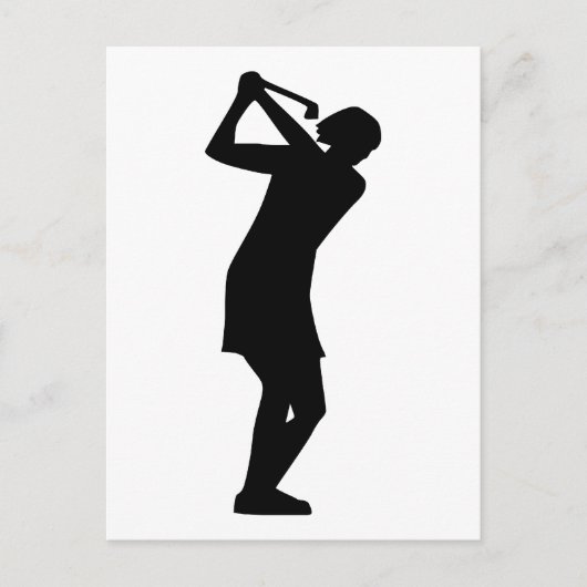 Golf Postkarte (Vorderseite)