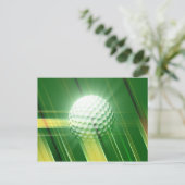 Golf Postkarte (Stehend Vorderseite)
