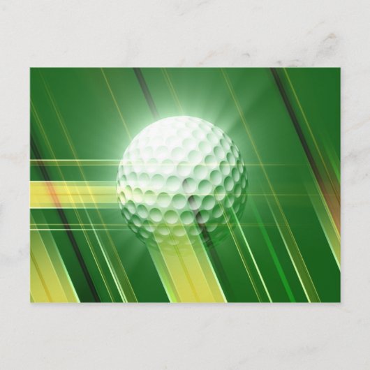 Golf Postkarte (Vorderseite)