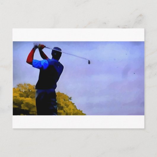 Golf Postkarte (Vorderseite)