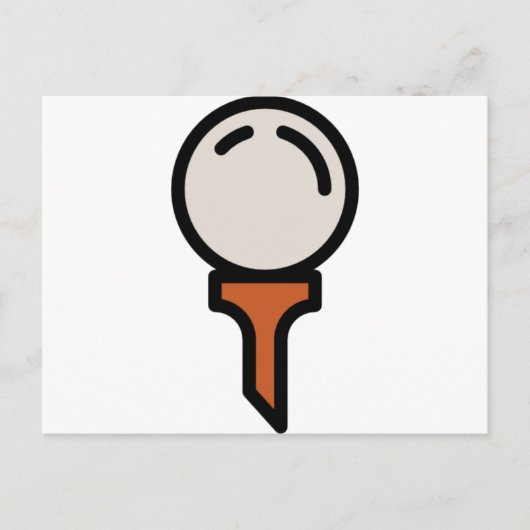 Golf Postkarte (Vorderseite)