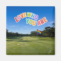 Golf Pride auf Golfplatz regenbogenfarbenem Thema