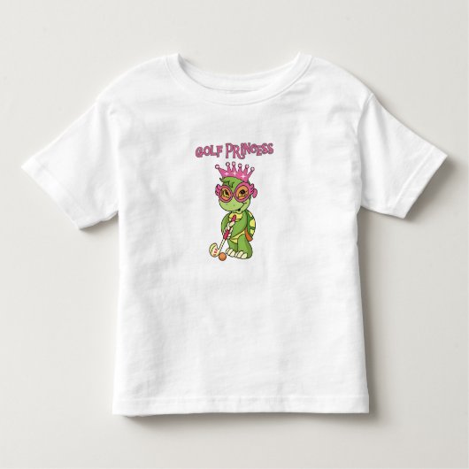 Golf Princess Kleinkind T-shirt (Vorderseite)