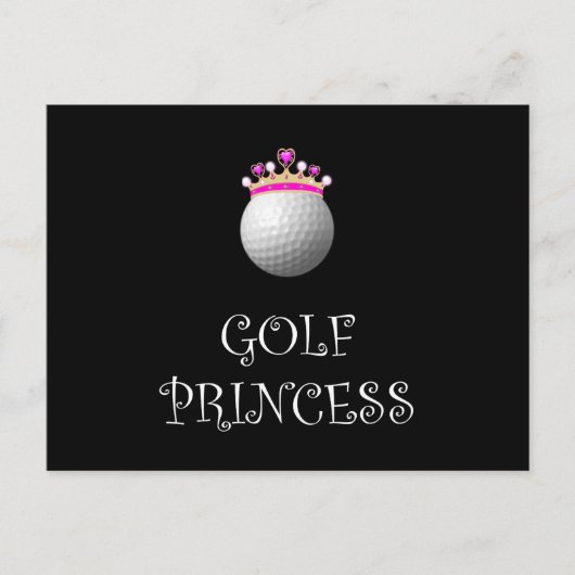 Golf Princess Postkarte (Vorderseite)