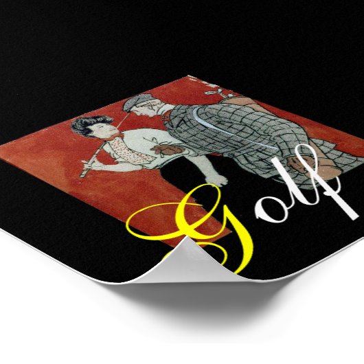 Golf Print Poster (Ecke)