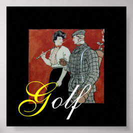 Golf Print Poster