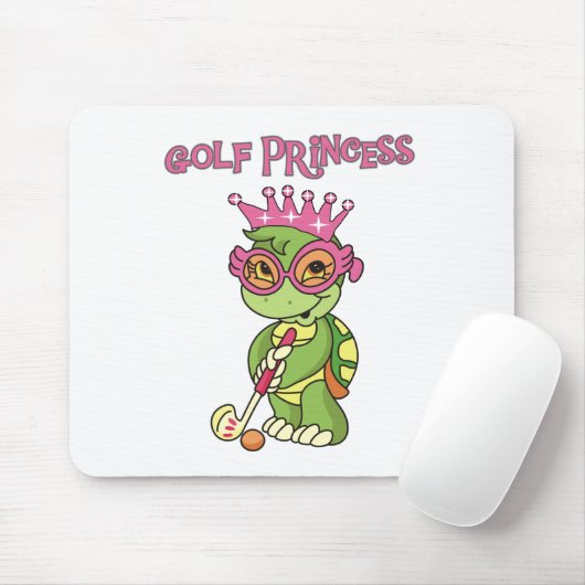 Golf-Prinzessin Mousepad (Mit Mouse)