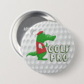 Golf Pro Alligator Button (Vorne & Hinten)
