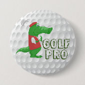 Golf Pro Alligator Button (Vorderseite)