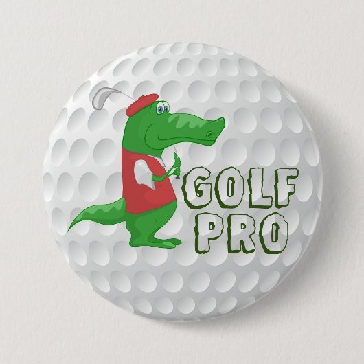 Golf Pro Alligator Button (Vorderseite)