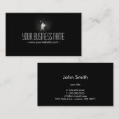 Golf Pro Beruflich Classy Dark Visitenkarte (Vorne/Hinten)