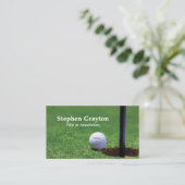 Golf Pro oder Golf-Enthusiasten Visitenkarte (Stehend Vorderseite)