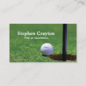 Golf Pro oder Golf-Enthusiasten Visitenkarte (Vorderseite)