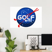 Golf Pro Poster (Heimbüro)