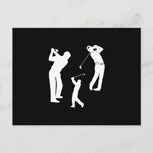 Golf Pro Postkarte (Vorderseite)