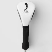 Golf Pro Woman stylish personalized custom Golf Headcover (Vorderseite)