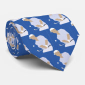 Golf-Prokrawatte Krawatte (Gerollt)