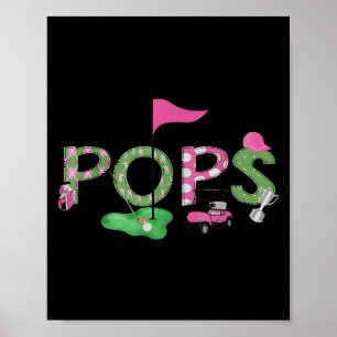 Golf Ps Nk Hole in einem Golf 1. Geburtstagskind Poster