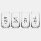 Golf Pun Glas Can Set (Vorderseite)