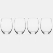 Golf Pun Glass Set Weinglas Ohne Stiel (Rechts)
