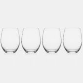 Golf Pun Glass Set Weinglas Ohne Stiel (Links)