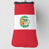 Golf Putter Abdeckung mit Flag Peru Headcover (Rotieren 90)