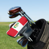 Golf Putter Abdeckung mit Flag Peru Headcover (In Situ)