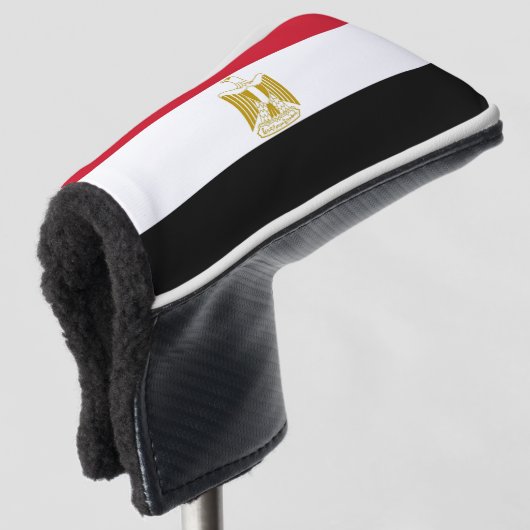 Golf Putter Abdeckung mit Flagge Ägyptens Golf Headcover (3/4 Vorderseite)