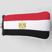 Golf Putter Abdeckung mit Flagge Ägyptens Golf Headcover (Vorderseite)