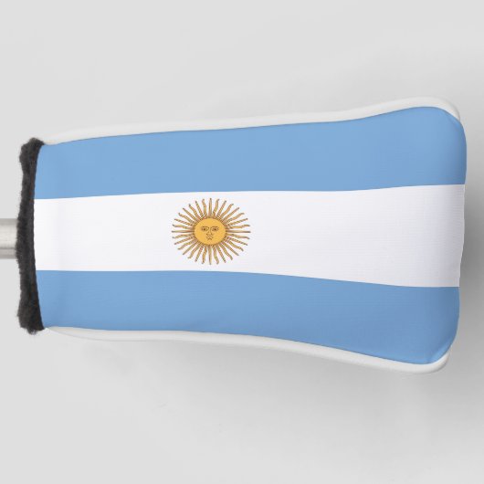 Golf Putter Abdeckung mit Flagge Argentiniens Golf Headcover (Vorderseite)