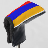 Golf Putter Abdeckung mit Flagge Armeniens Golf Headcover (3/4 Vorderseite)