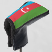 Golf Putter Abdeckung mit Flagge Aserbaidschans Headcover (3/4 Vorderseite)