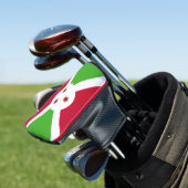 Golf Putter Abdeckung mit Flagge Burundis Headcover (In Situ)
