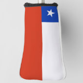 Golf Putter Abdeckung mit Flagge Chile Headcover (Rotieren 90)