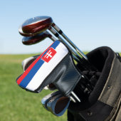 Golf Putter Abdeckung mit Flagge der Slowakei Headcover (In Situ)