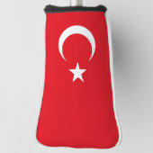 Golf Putter Abdeckung mit Flagge der Türkei Headcover (Rotieren 90)