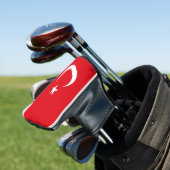 Golf Putter Abdeckung mit Flagge der Türkei Headcover (In Situ)
