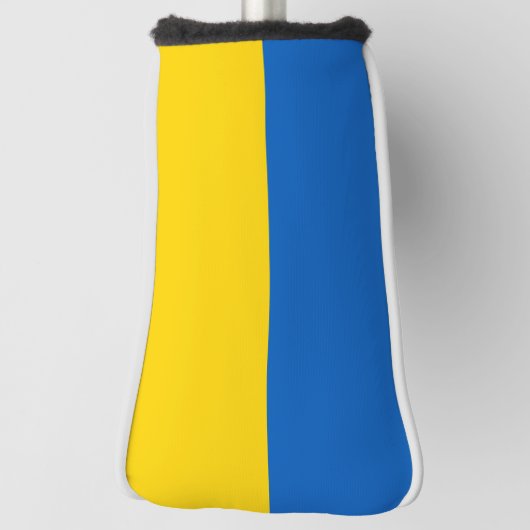 Golf Putter Abdeckung mit Flagge der Ukraine Headcover (Rotieren 90)