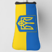 Golf Putter Abdeckung mit Flagge der Ukraine Headcover (Rotieren 90)