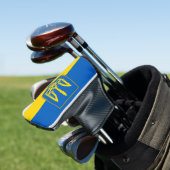 Golf Putter Abdeckung mit Flagge der Ukraine Headcover (In Situ)