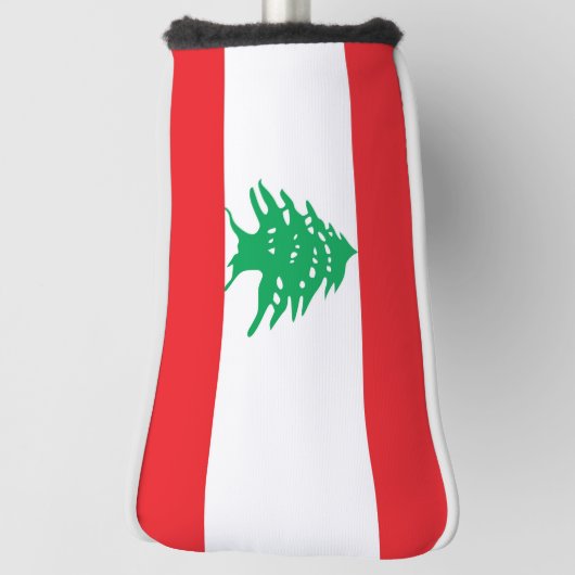 Golf Putter Abdeckung mit Flagge des Libanon Headcover (Rotieren 90)