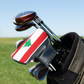 Golf Putter Abdeckung mit Flagge des Libanon Headcover (In Situ)